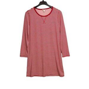 Charter Club Intimates Sleepshirt Womens XXL Striped Nightgown Long Sleeve